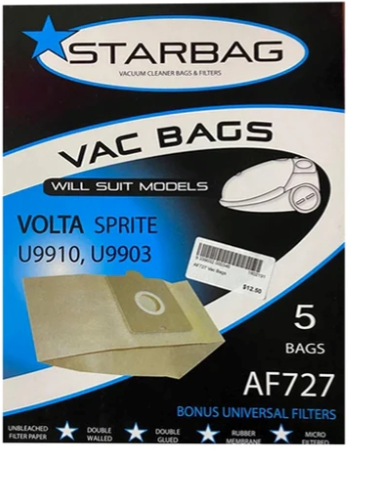[AF727] Cleanstar - Vacbag 5pk Voltasprite(Vs901)