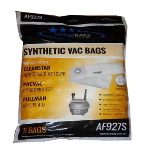 [AF927S] Cleanstar - 5pk Synthetic Vacbag - Vc10lph
