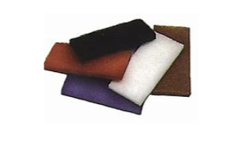 [18170] Glomesh Glitterpad 250mm X 115mm (Doodle Bug) - WHITE