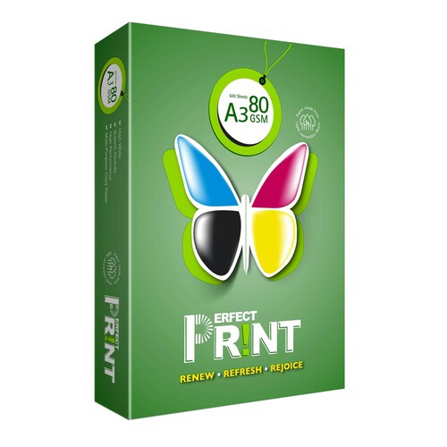 [CPY0690] Perfect Print A3 80gsm White Copy Paper – 500 Sheets (ShopBag)