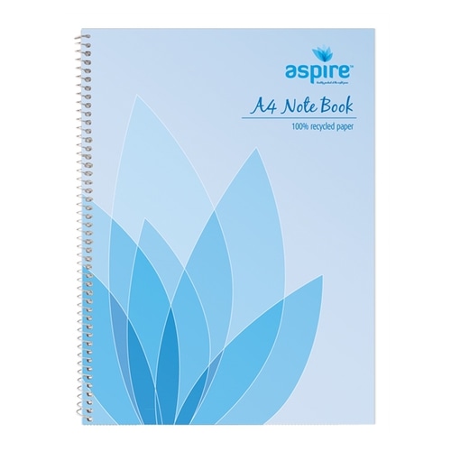 [NOT0595] Aspire Spiral 595 Notebook A4 – 60 Leaf / 120 Page (ShopBag)