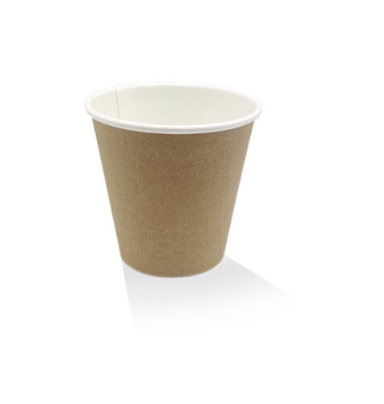 8 oz PE Coated SW Cup/Kraft Print (1000pc/ctn)