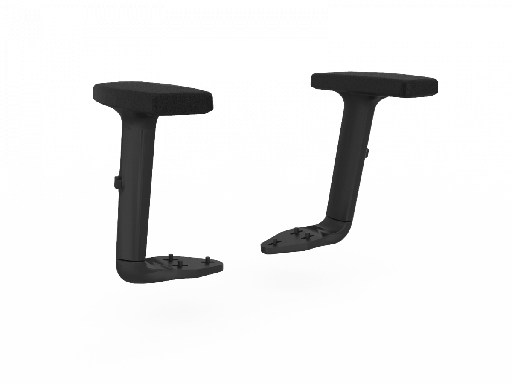 Set of 2 Slope Adjustable Chair Arms (Black)
