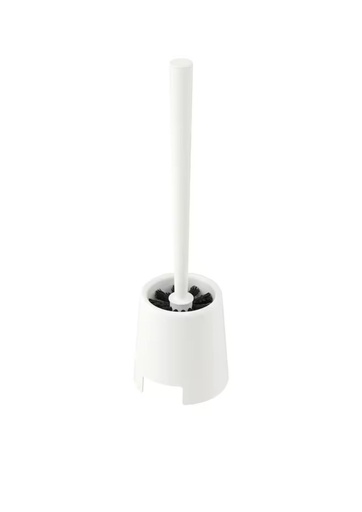 [10206W] EASY TOILET TIDY SET ROUND BOTTOM WHITE