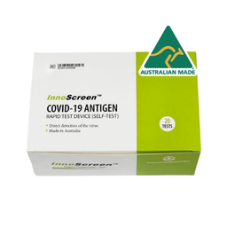 [INORAT-20] INNOSCREEN COVID-19 RAPID ANTIGEN SELF TEST KITS - BOX OF 20 TESTS - AUSTRALIAN MADE (RAT)