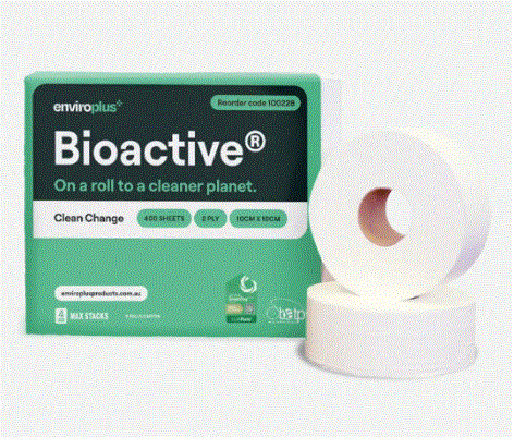 [100227] Enviroplus -Toilet Tissue Bioactive 2 Ply 400 Sheet Carton 48