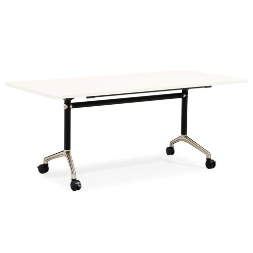 Typhoon Table – 1800 x 750mm (White Top/Black Frame)