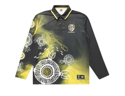 [CH_0105] RICHMOND TIGERS INDIGENOUS MENS LONG SLEEVE POLO