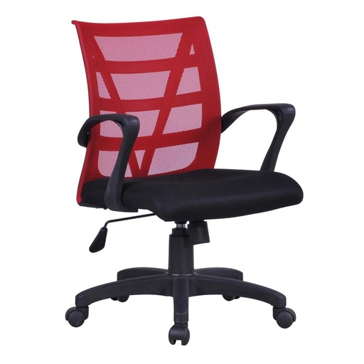 Rapidline Vienna Mesh Back Chair (Red)