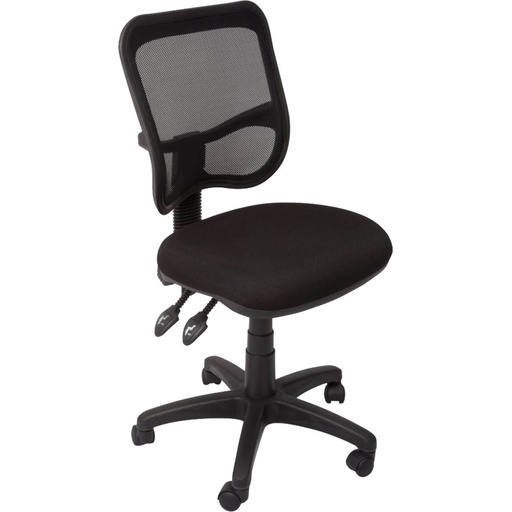 Rapidline EM300 Operator Chair – Medium Mesh Back (Black)
