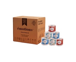 [CH_0140] 48PK EMOTIONS FIRST NATIONS ART 100% BAMBOO 3 PLY PREMIUM TOILET PAPER ROLLS