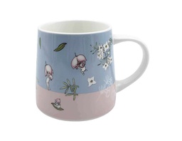 [CH_0142] URBAN MAY GIBBS 400ML/9CM CERAMIC MUG W/ HANDLE COFFEE/TEA DRINKWARE CUP PINK