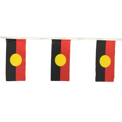 Aboriginal Flag Bunting (10m Length)
