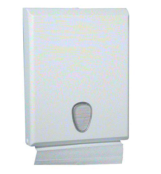 [A72001] Stella - White Compact Hand Towel Dispenser
