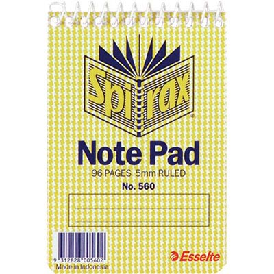 Spirax 560 Pocket Notebook – 96 Page 112 x 77mm (Pack of 40)