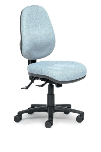 [DLT135HCD] Delta - 135 Ratchet, High Back, Comfort Duo – Dual-Density Ergonomic Chair (Black)