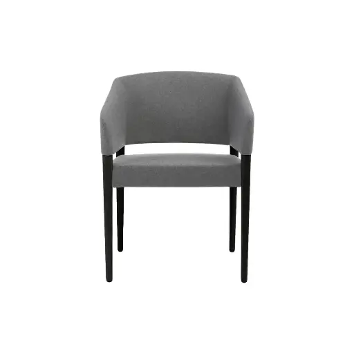 Marcela - Black Timber – Italian Designed Tub Chair
