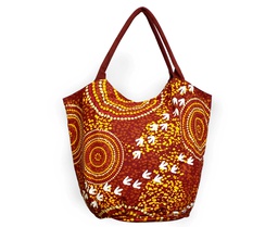 [CH_0198] BAG SHOPPER ABORIGINAL DESIGN - DRY DESIGN - LUTHER CORA