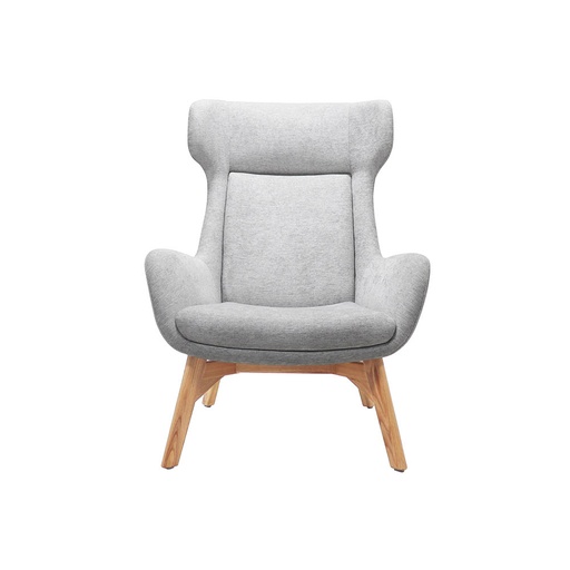 Rapidline Calypso Wing Back Lounge Chair  (Light Grey)