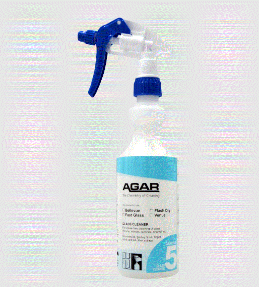 [D05] Agar-Fast Glass /Flash Dry Screen Printed Bottle  500ml