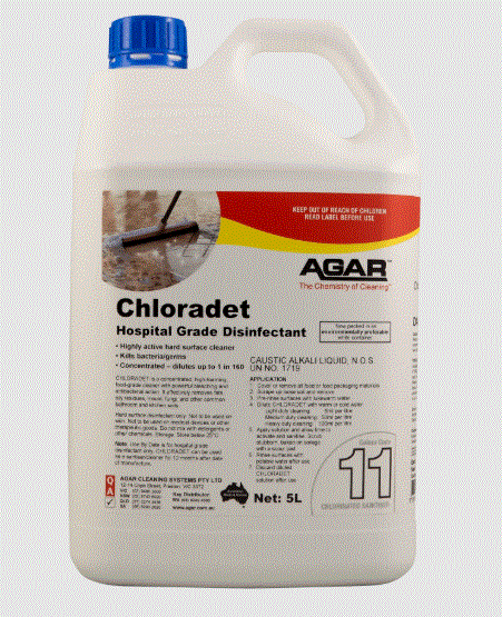 [CH5] Agar - Chloradet Disinfectant 5L