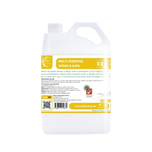 [E102-5L] E2 - ESO MULTI-PURPOSE SPRAY & WIPE-5L