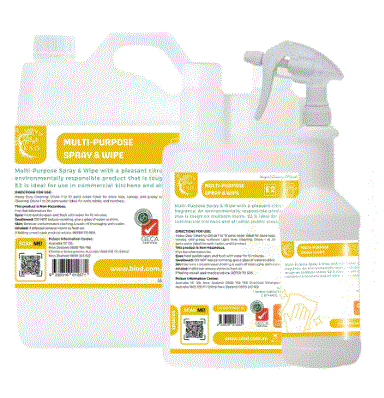 [E102-2.5L] E2 - ESO MULTI-PURPOSE SPRAY & WIPE-2.5L