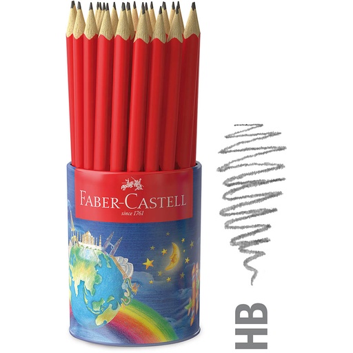 [65532] Faber‑Castell Junior Triangular Writing Pencils HB – Pack of 50