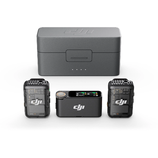 [675797] DJI Mic 2 Dual Wireless Microphone Kit – 2 TX + 1 RX with Charging Case